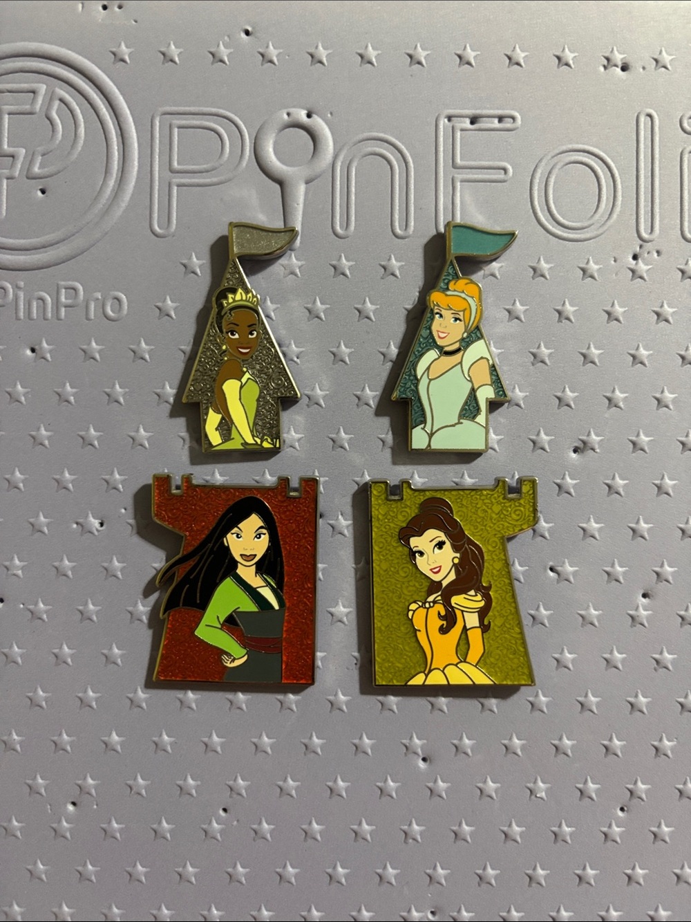 Disney Princess Fantasyland Castle Booster Set 2022 pins